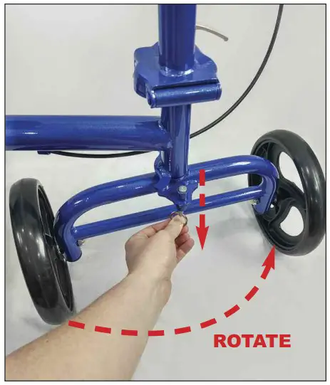 TO FOLD FOR STORAGE OR TRAVEL