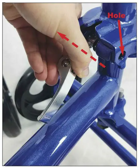 TO FOLD FOR STORAGE OR TRAVEL