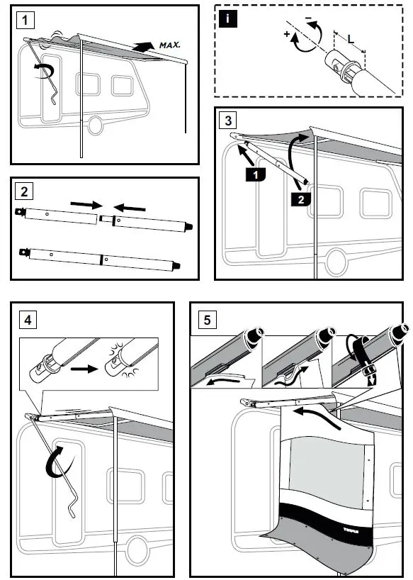 THULE Sun Blocker G2 Side Panel fig-5