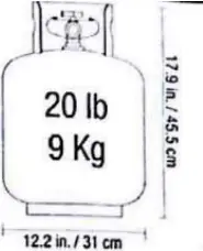 The Home Depot CX929FP-NW - CYLINDER DIMENSIONS