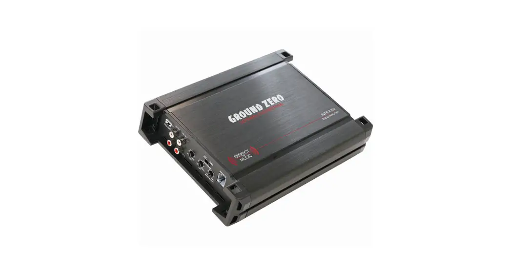 Ground Zero Gzfa 2.100 Ferrum Series 2 Channel Amplifier Owner's Manual