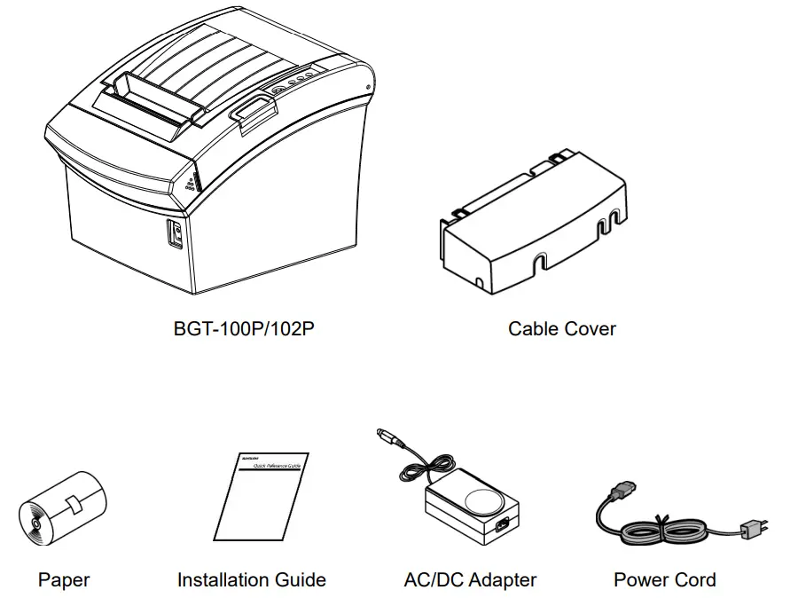 BIXOLON BGT-102P mPOS Thermal Printer - unpacking