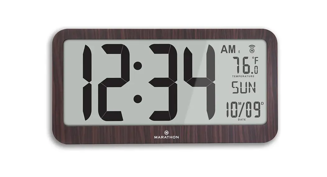 Marathon Cl030066-fd-na Slim Jumbo Atomic Digital Wall Clock With Indoor And Outdoor Temperature User Manual Marathon Cl030066-fd-na Slim Jumbo Atomic Digital Wall Clock With Indoor And Outdoor Temperature User Manual