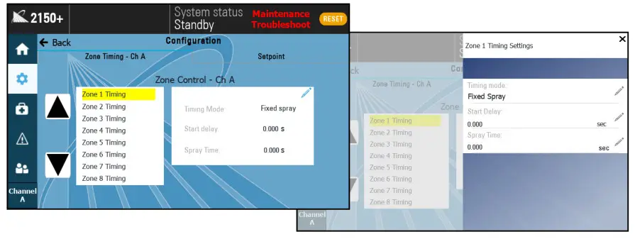 AutoJet Zone Control Panels - SCREEN