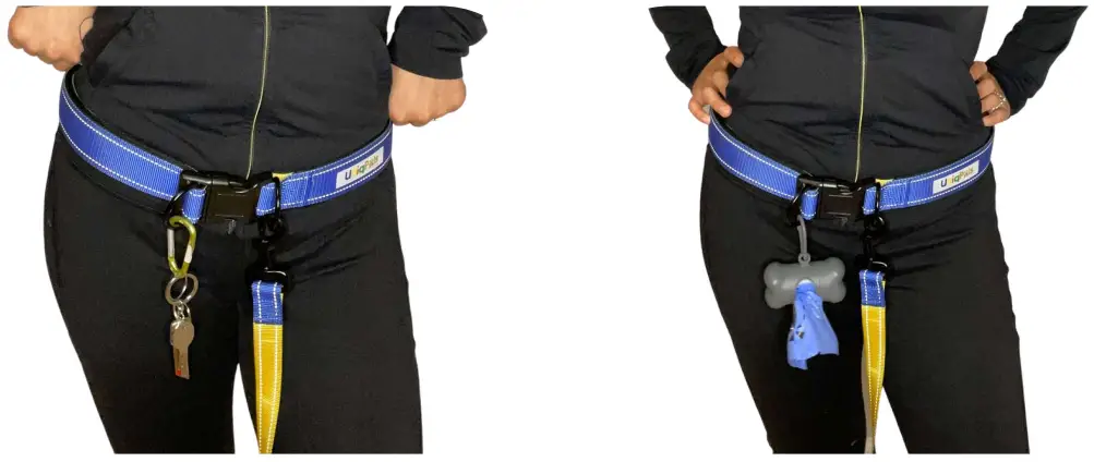 Uniq Pals Hands Free Dog Leash - poop bags