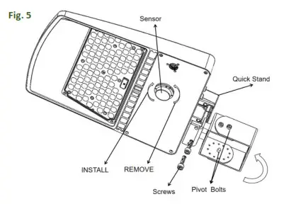 LEDone LOC-SPAL MW Series Outdoor Area Light - Fig4