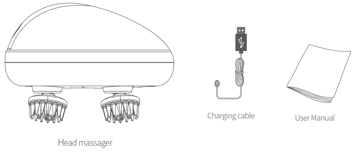 Perlevi Y25B Head Massager - Fig 1
