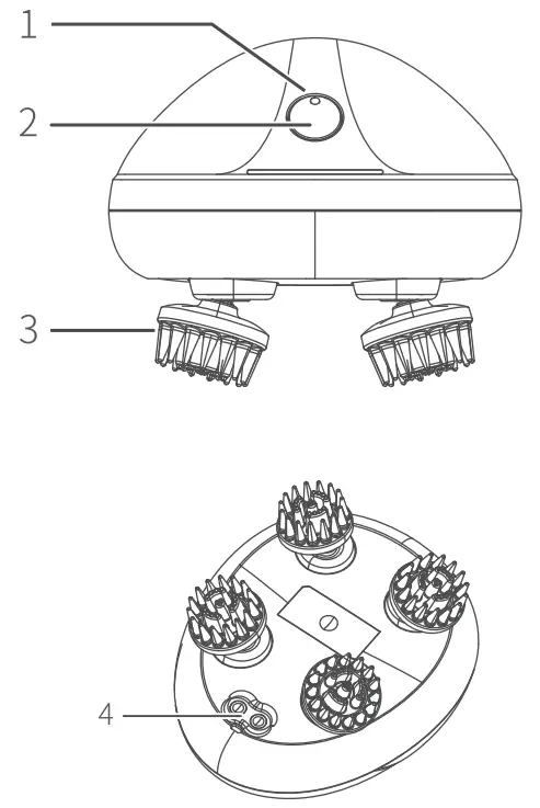 Perlevi Y25B Head Massager - Fig 4
