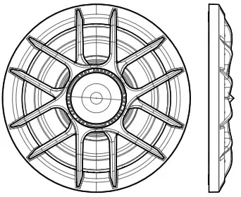 wet sounds Zero Series High-Output Coaxial Speakers - Grille Options