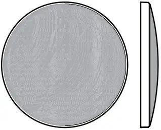 wet sounds Zero Series High-Output Coaxial Speakers - XY Grille