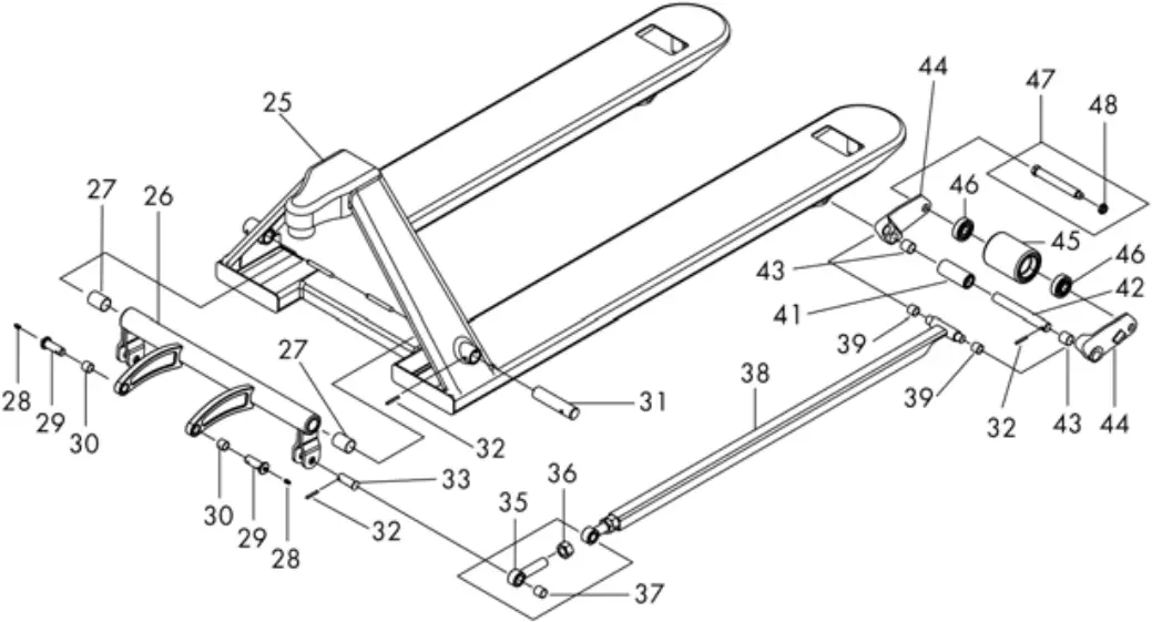 LIFT-RITE LCR55 - CHASSIS DIAGRAM 2