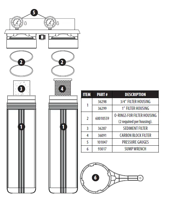 AQUA FLO 160197 High-Flow Whole House Filtration System-fig-3