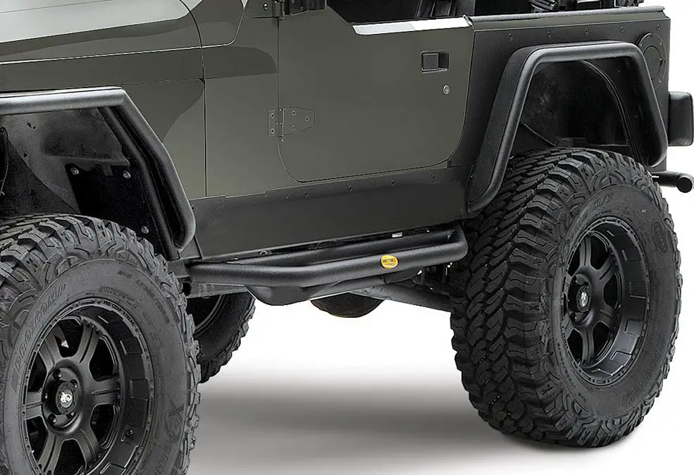 SMITTYBILT-76631-Rock-Crawler-Side-Armor-Rocker-Guards-1978-2006-Jeep-Wranglers-PRODUCT