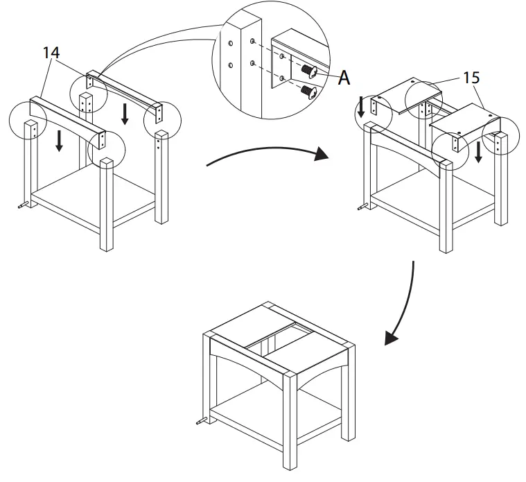 WPPO WKU 2B Garden Oven - Assembly 1