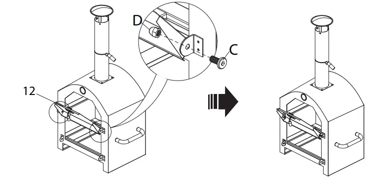 WPPO WKU 2B Garden Oven - Assembly 5