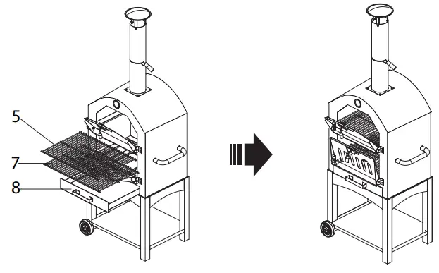 WPPO WKU 2B Garden Oven - Assembly 8