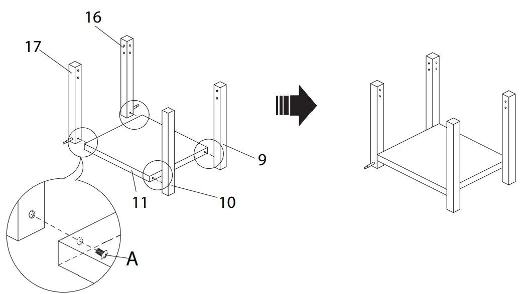 WPPO WKU 2B Garden Oven - Assembly