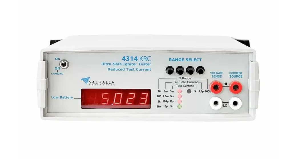 Valhalla Scientific 4314 Krc Alpha Digital Igniter Tester User Manual Valhalla Scientific 4314 Krc Alpha Digital Igniter Tester User Manual