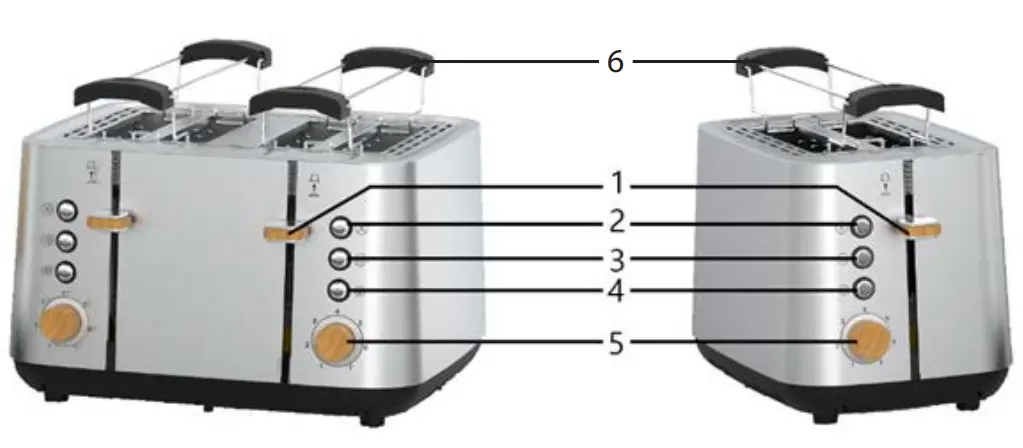 ECG ST 2767 Timber Toaster - DESCRIPTION