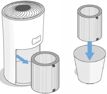 levoit -LV-H133- Tower- True -HEPA- Replacement- Filter - 02