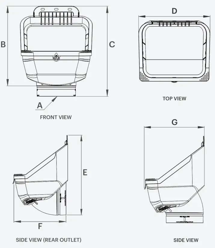 Rain Harvesting RHAD01 Leaf Eater Advanced - Orientations1