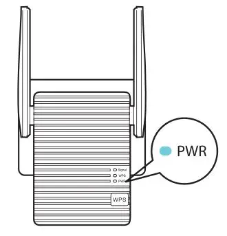 Lazy pro AC1200 Reliable Dual Band WiFi Router - Power on the Repeater 2