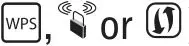 WPS,WIFI, icon