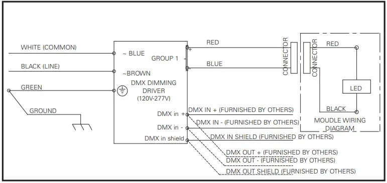 COOPER Lighting LDSQ4B LED Housing LED Reflector Downlight Reflector - For DMX