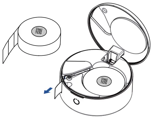 iDPRT Una 11 Portable Label Maker - Paper Loading 2