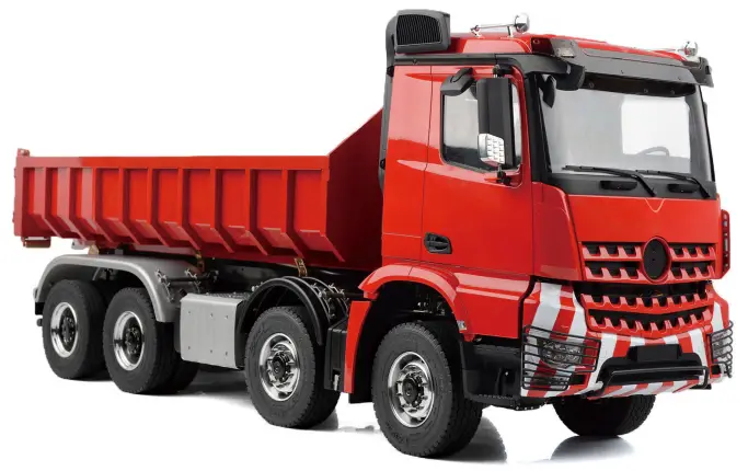 VV JD00064 1 14 8X8 Roll Off Hydraulic Dump RTR Truck -