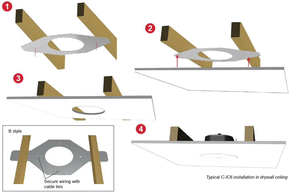 biamp-SPA-NC100-Desono-Ceiling-Loudspeaker-Accessories-FIG-1