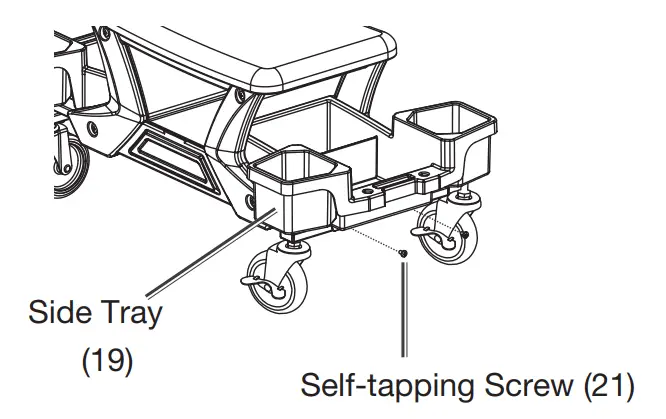 SCA 610994 Detailers Roller Seat - Fig 5