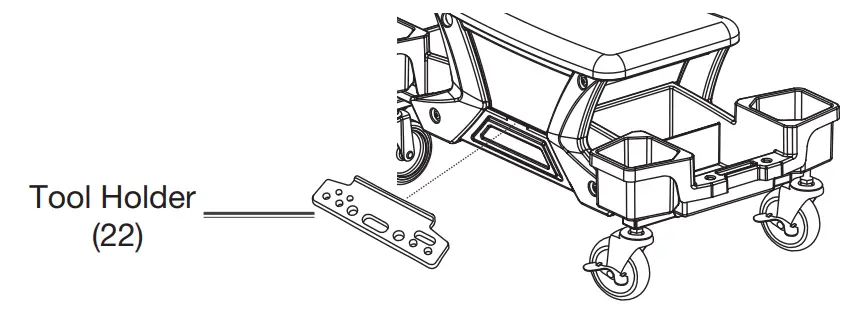 SCA 610994 Detailers Roller Seat - Fig 7