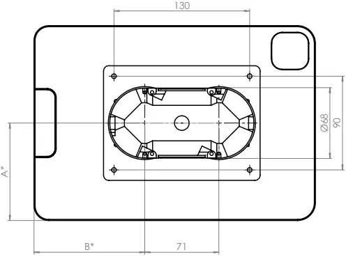 viveroo one iPad Holder A2b