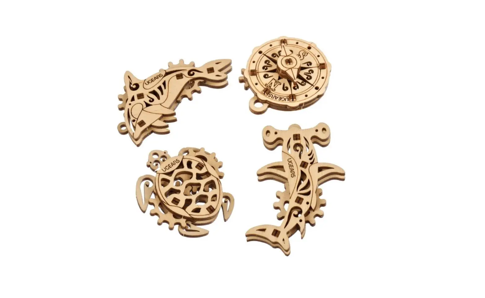 Ugears 128 U-fidgets Atlantic Ocean Instruction Manual