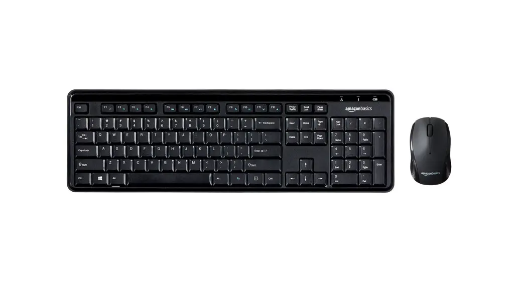 Amazon Basics Hm8190us Ergonomic Wireless Keyboard And Mouse Combo User Guide
