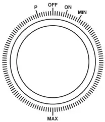 GUTFELS Blend 5010 Stand Blender - Control element