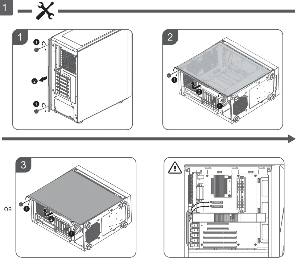 COOLER MASTER CMP 520L ATX PC Case - Figure 1