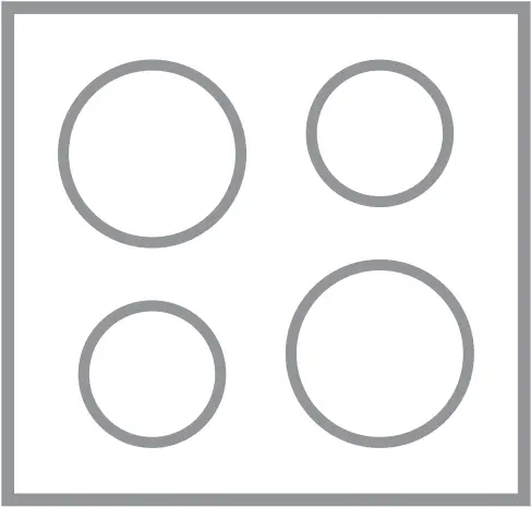 AEG IKE42640KB Induction Maxi Sense Hob