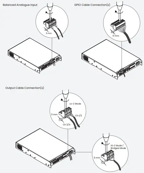 Monitor Audio IA60 4 Installation Amplifiers 2G - output