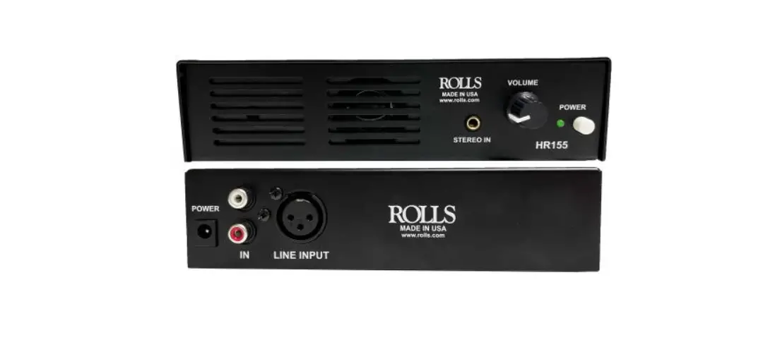 Rolls Hr155 Speaker Monitor User Guide
