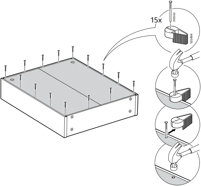 IKEA NYSJON Mirror Cabinet B11b