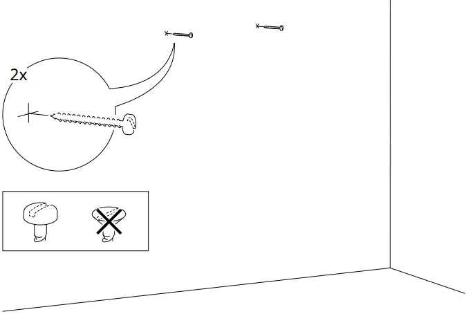 IKEA NYSJON Mirror Cabinet B13
