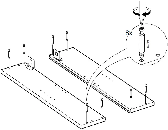 IKEA NYSJON Mirror Cabinet B2