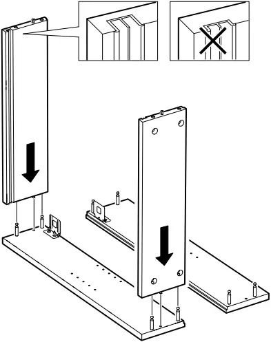 IKEA NYSJON Mirror Cabinet B4