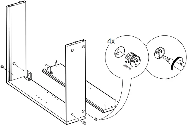 IKEA NYSJON Mirror Cabinet B5