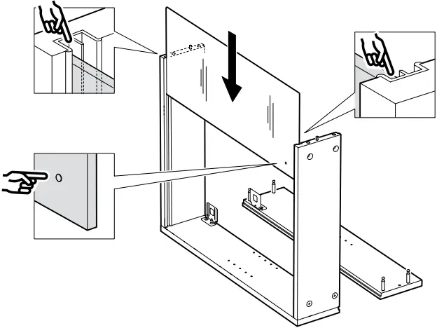 IKEA NYSJON Mirror Cabinet B6