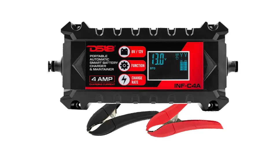 Ds18 Inf-c4a 6v-12v Portable Automatic Smart Battery Charger And Maintainer Owner's Manual