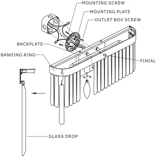 CRYSTORAMA EMO 5403 BF Emory Four Light Bath - ASSEMBLY