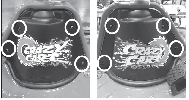 Razor W25143499030 Crazy Cart Motor 5